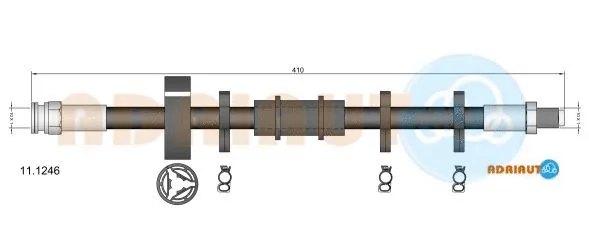 Flexible de frein ADRIAUTO 11.1246