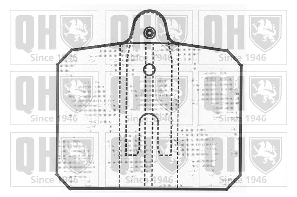 Kit de plaquettes de frein, frein à disque QUINTON HAZELL BP206