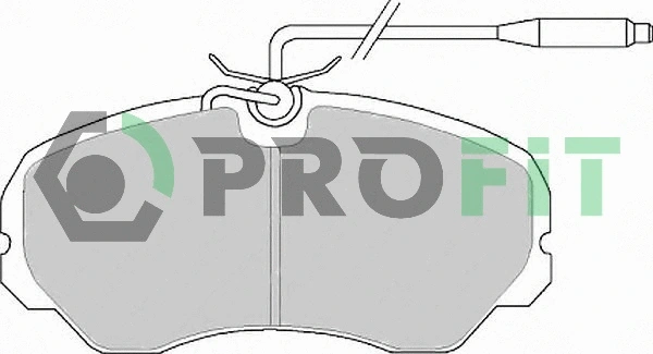 Kit de plaquettes de frein, frein à disque PROFIT 5000-0510