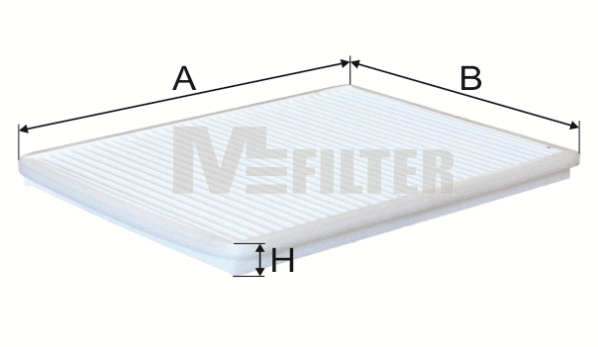 Filtre, air de l'habitacle MFILTER K 934