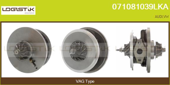 Groupe carter, turbocompresseur LGK 071081039LKA