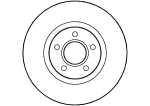 Disque de frein ABTEX BD1243V