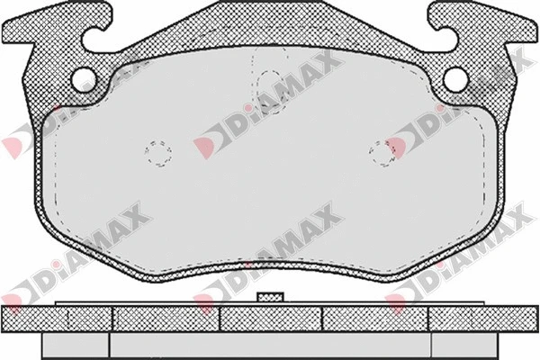 Kit de plaquettes de frein, frein à disque DIAMAX N09271