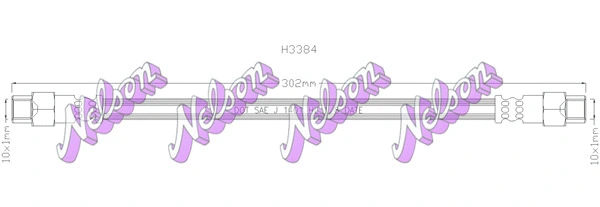Flexible de frein KAWE H3384