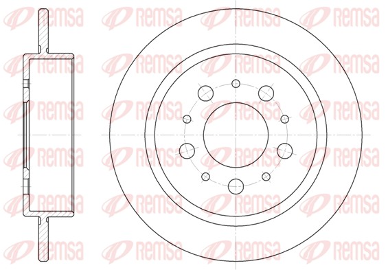 Disque de frein REMSA 6238.00