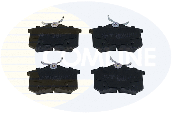 Kit de plaquettes de frein, frein à disque COMLINE CBP02380