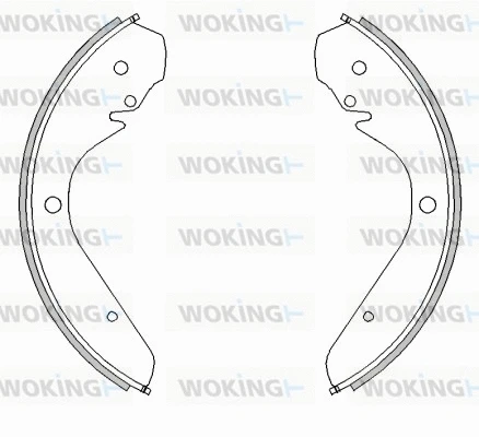 Mâchoire de frein WOKING Z4299.00