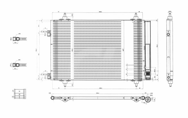 Condenseur, climatisation HART 612 408