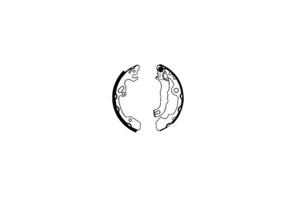 Jeu de mâchoires de frein E.T.F. 09-0542