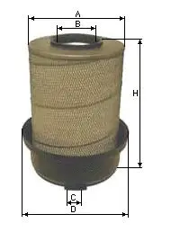 Filtre à air SAMPIYON FILTER CH 1192