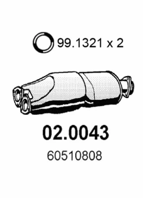 Catalyseur ASSO 02.0043