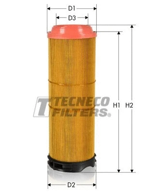 Filtre à air TECNECO FILTERS AR12133