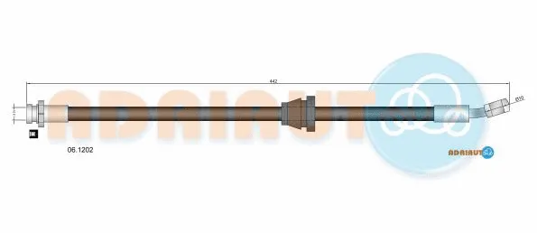 Flexible de frein ADRIAUTO 06.1202