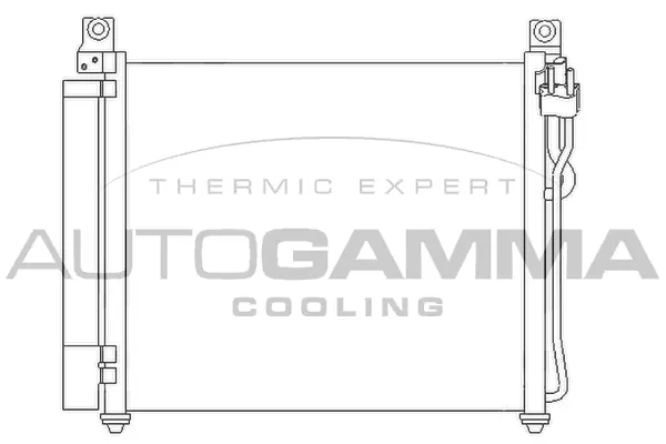 Condenseur, climatisation AUTOGAMMA 105858