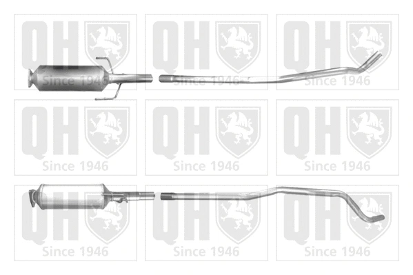 Filtre à particules / à suie, échappement QUINTON HAZELL QDPF11020