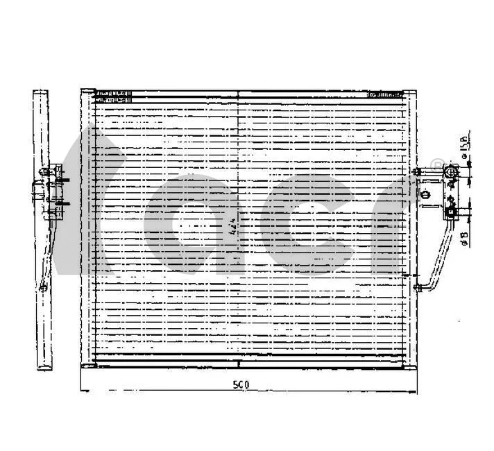 Condenseur, climatisation ACR 300175