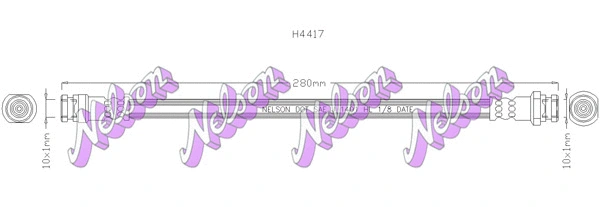 Flexible de frein KAWE H4417
