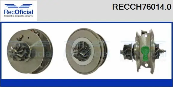 Groupe carter, turbocompresseur RECOFICIAL RECCH76014.0