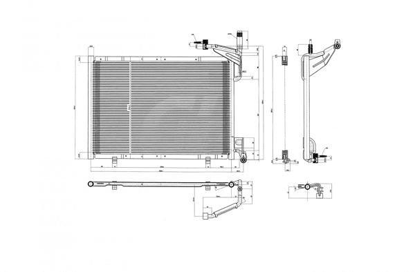 Condenseur, climatisation HART 621 661