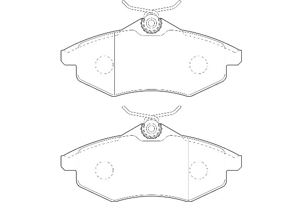 Kit de plaquettes de frein, frein à disque Omnicraft 2134866