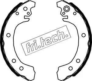 Jeu de mâchoires de frein fri.tech. 1115.328