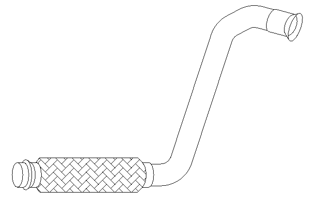 Tuyau d'échappement Vellerand 10736