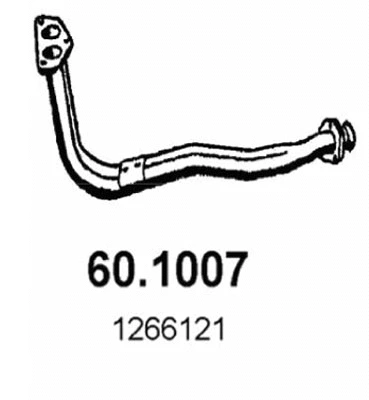 Tuyau d'échappement ASSO 60.1007