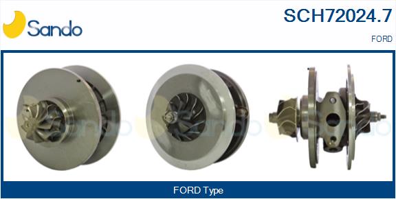 Groupe carter, turbocompresseur SANDO SCH72024.7