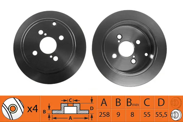 Disque de frein SB BR21132