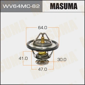 Thermostat, liquide de refroidissement MASUMA WV64MC-82
