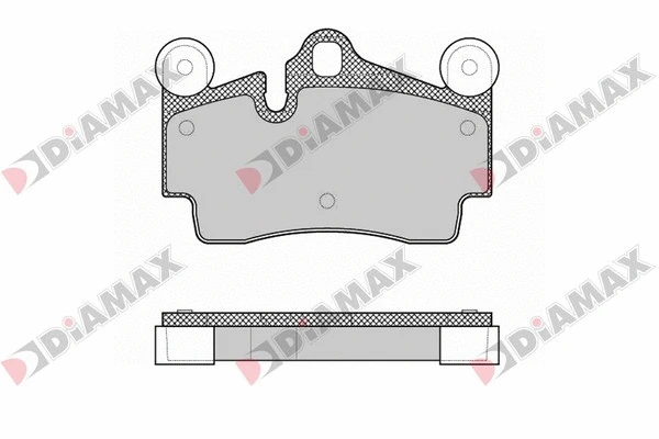 Kit de plaquettes de frein, frein à disque DIAMAX N09421