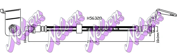 Flexible de frein KAWE H5632Q