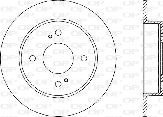 Disque de frein OPEN PARTS BDR1392.10