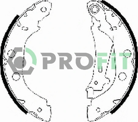Kit de plaquettes de frein, frein à disque PROFIT 5001-0577