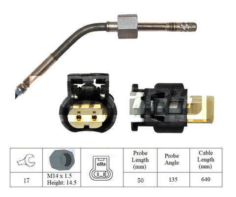 Capteur, température des gaz LEMARK LXT212