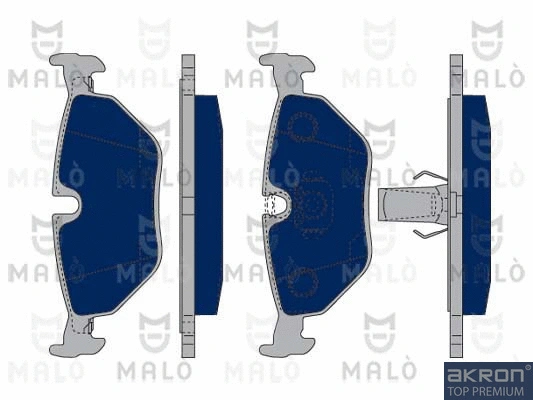 Kit de plaquettes de frein, frein à disque AKRON-MALÒ 1050177