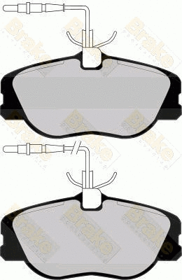 Kit de plaquettes de frein, frein à disque Brake ENGINEERING PA1061