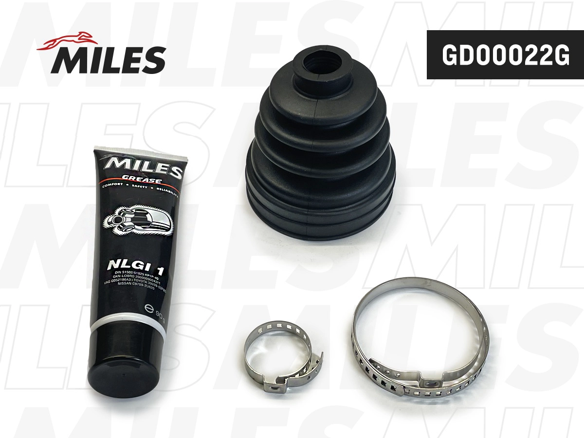 Jeu de joints-soufflets, arbre de commande MILES GD00022G