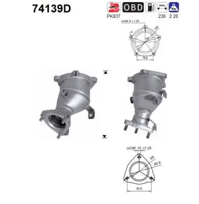 Catalyseur AS 74139D