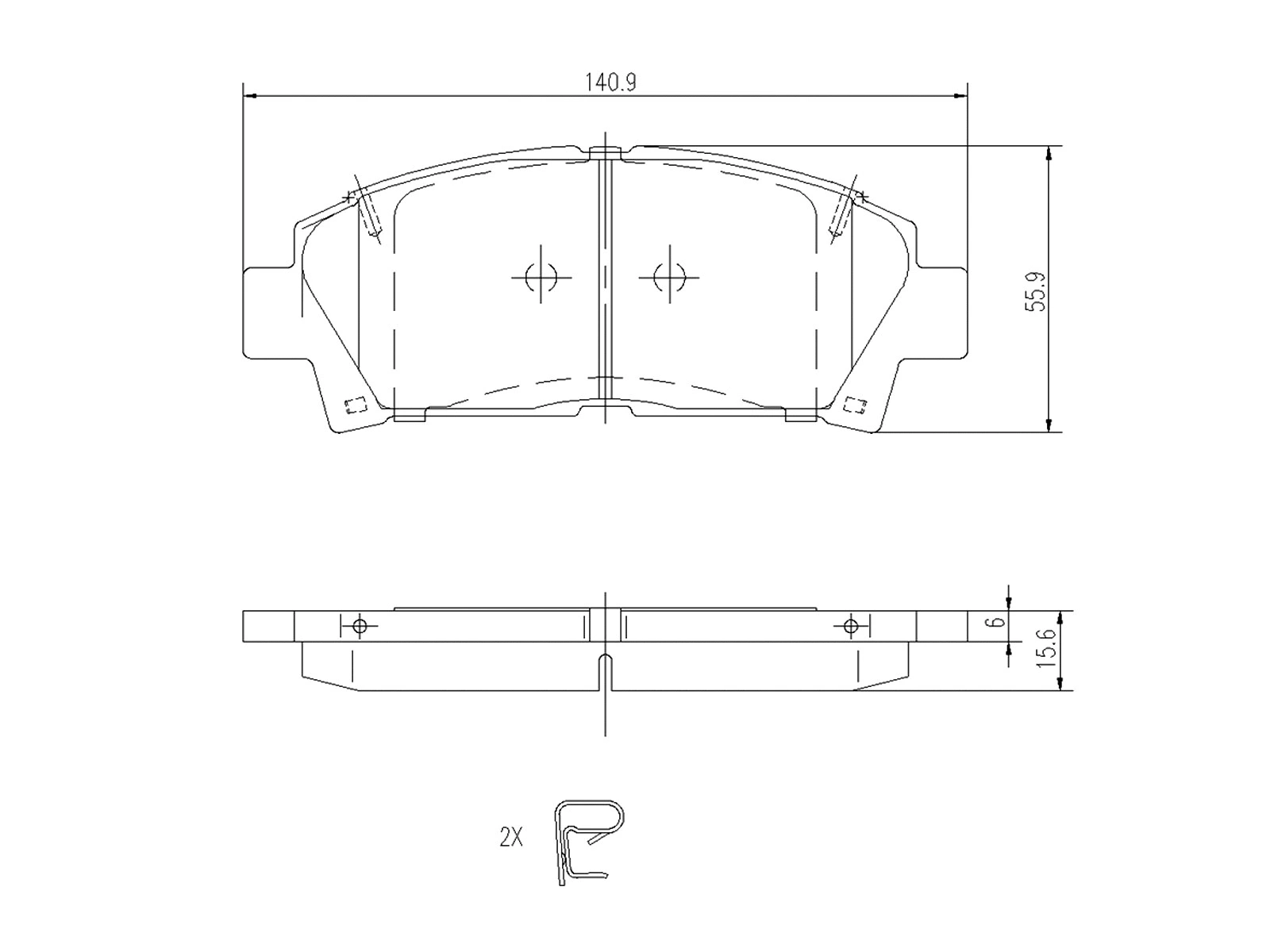 Kit de plaquettes de frein, frein à disque A.Z. Meisterteile AZMT-44-022-1422