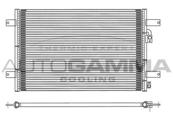 Condenseur, climatisation AUTOGAMMA 101691