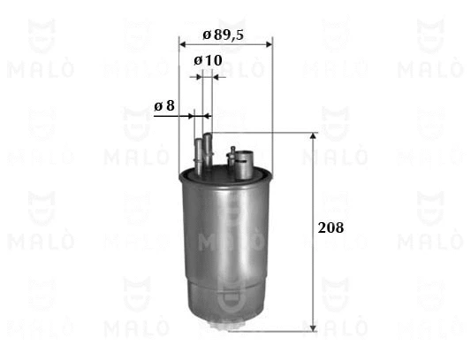 Filtre à carburant AKRON-MALÒ 1520008