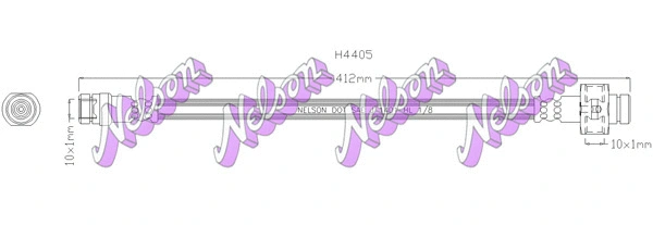 Flexible de frein KAWE H4405