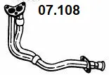 Tuyau d'échappement NOVAK 07.108