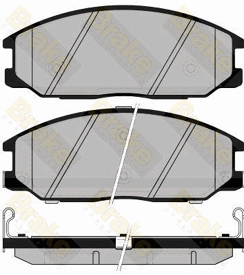 Kit de plaquettes de frein, frein à disque Brake ENGINEERING PA1488