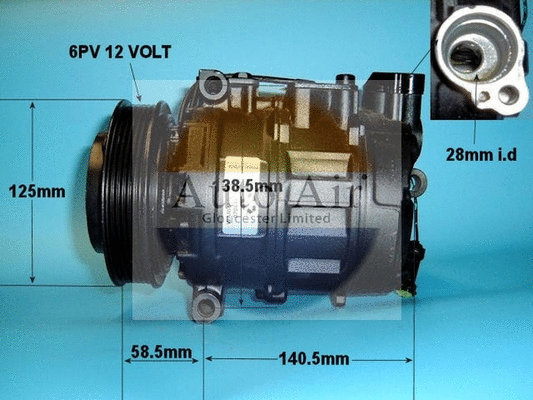 Compresseur, climatisation AUTO AIR GLOUCESTER 14-0261R