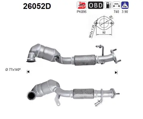Catalyseur AS 26052D