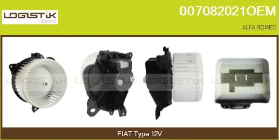 Pulseur d'air habitacle LGK 007082021OEM