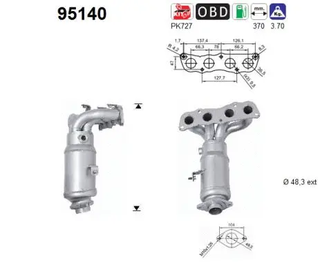 Catalyseur AS 95140
