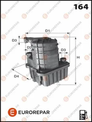 Filtre à carburant EUROREPAR 1616215080
